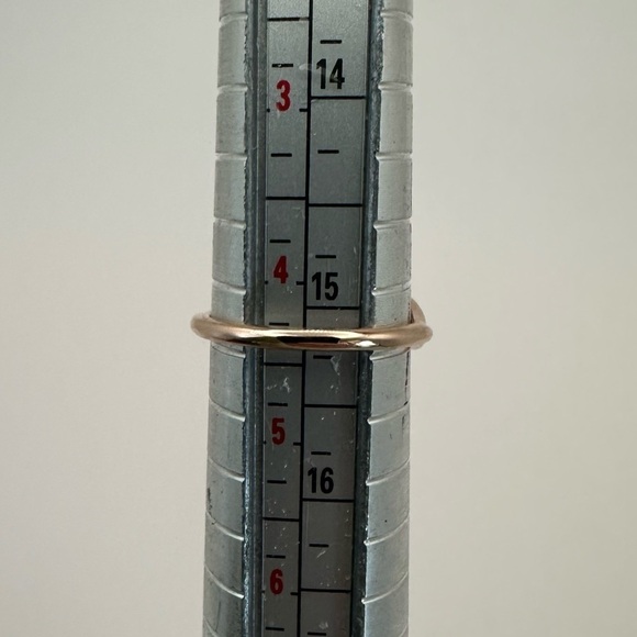 Pandora 14k Rose Gold Plated Sparkling CZ Leaves Ring | Size 4.5 (48) - Picture 14 of 14